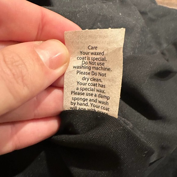 Vaute Couture vegan waxed canvas cotton trench coat jacket in black size XS - Picture 4 of 10